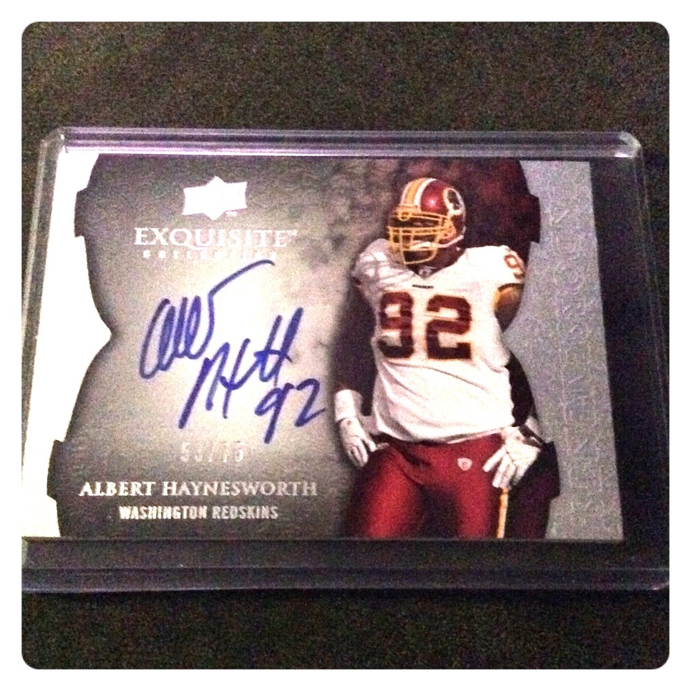 2009 Exquisite Albert Haynesworth RC Auto 53/75